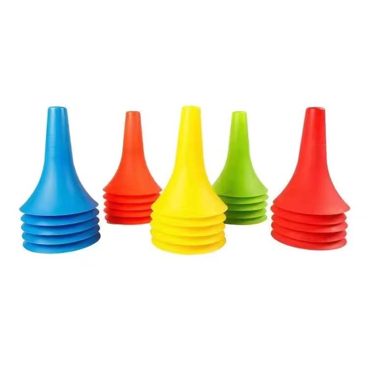 5 loaded storage bags with thickened horn tube