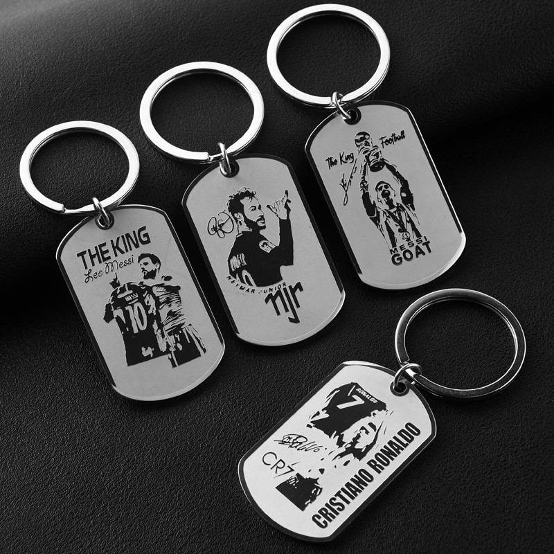 Messi Cristiano Ronaldo Football Key Buckle Inner Malm Star Star Student Student Student School Bags Boat Boys Boys