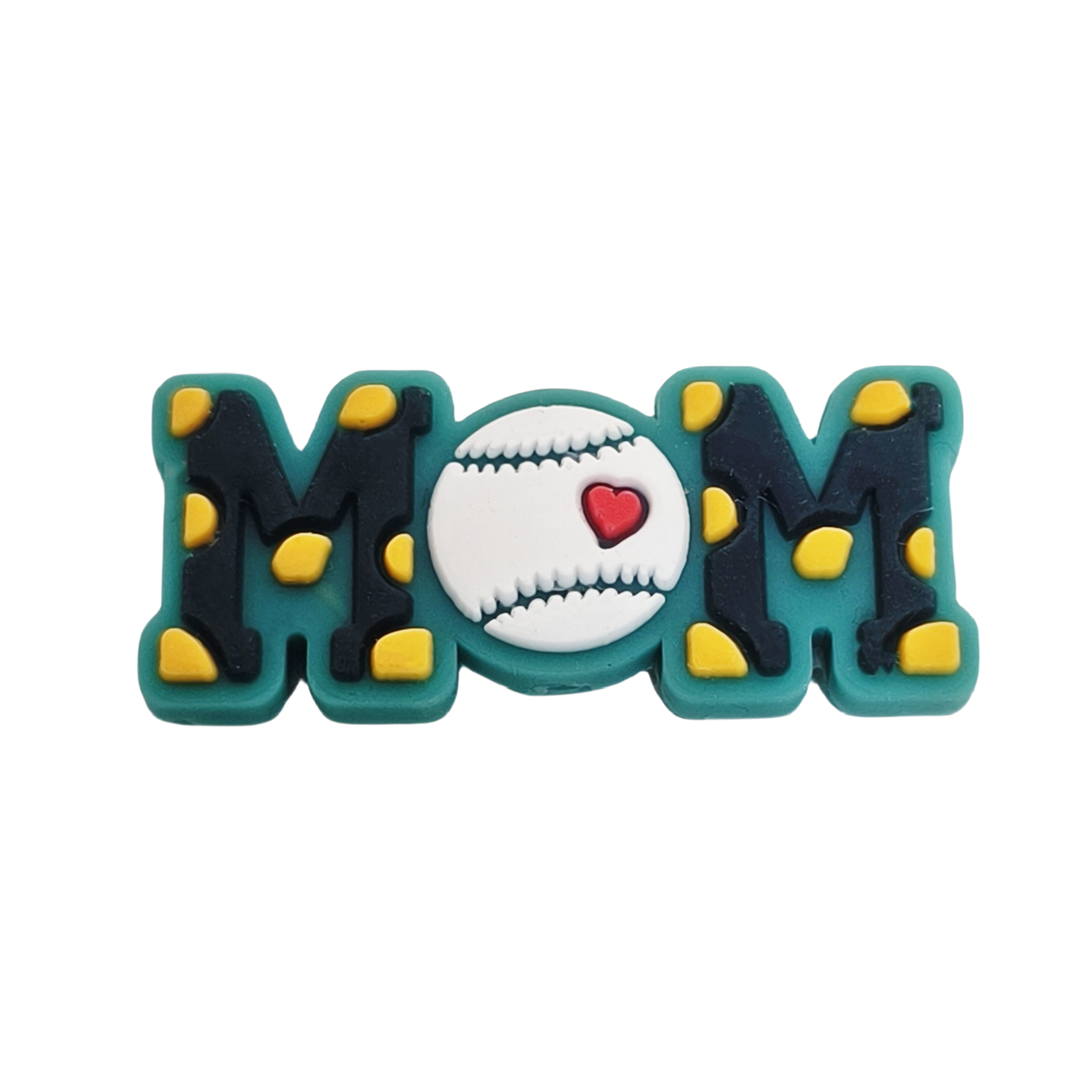 New Arrival Custom Sports Mom Shoe Clog Charms Wholesale Soccer Football Basketball Baseball Mom Focal Beads Premium Quality