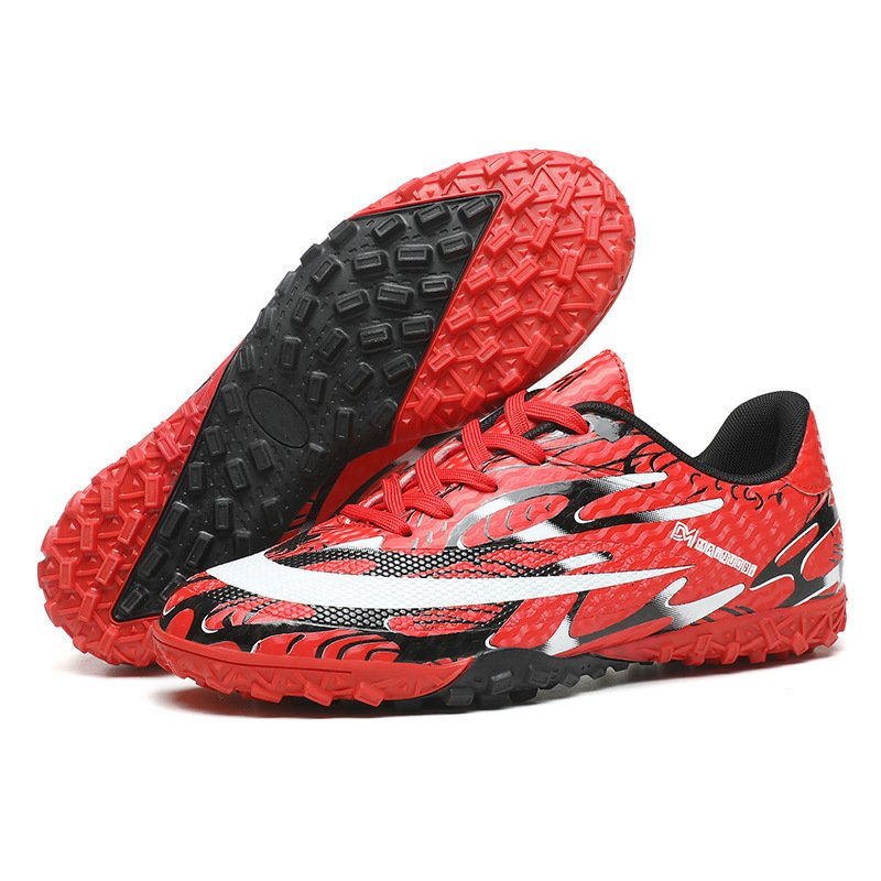Wholesale OEM ODM New Gold Color Low Cut Pu Material Boots Kids Men Sapatos De Football Soccer Cleat Football Shoes