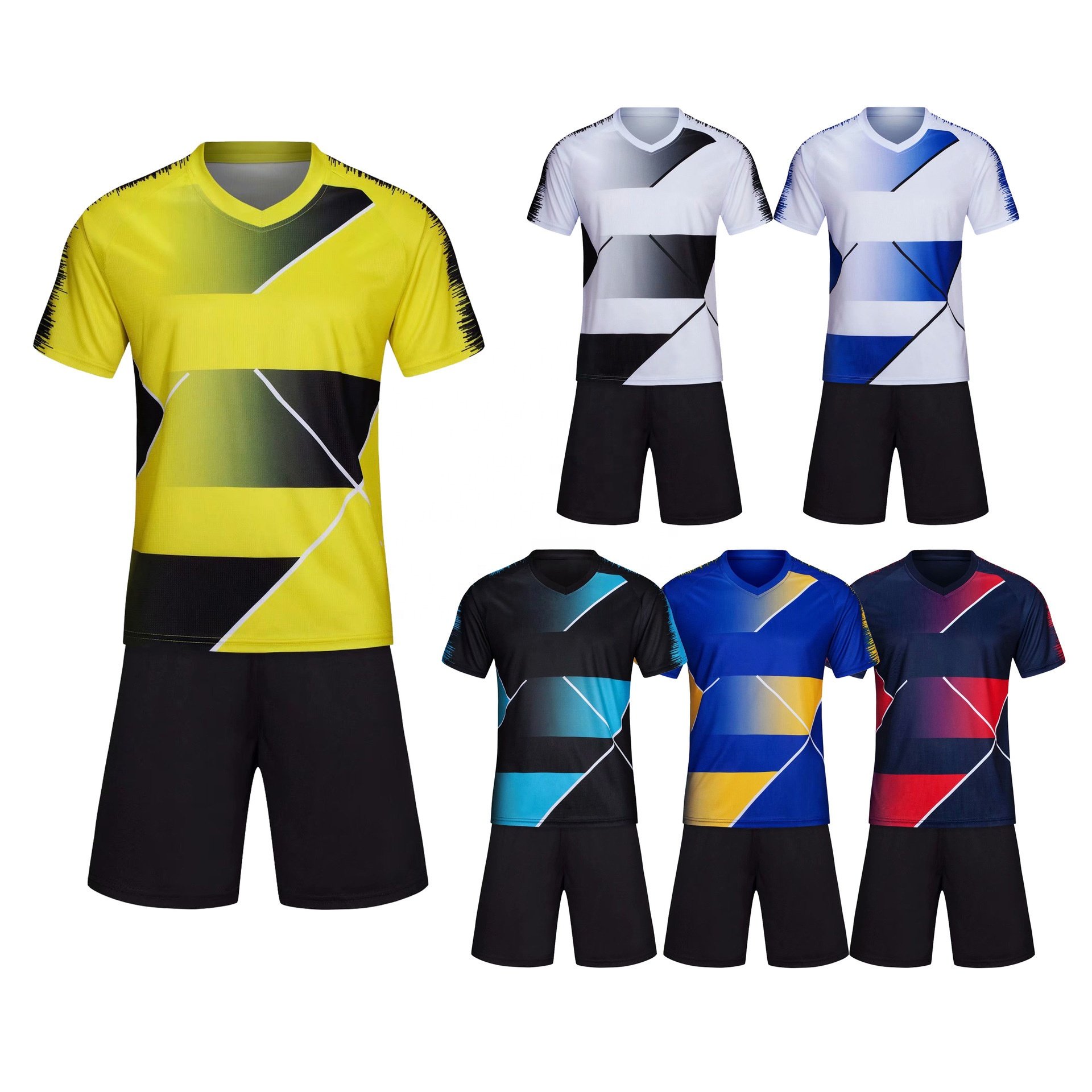 custom kit football sublimated soccer soccer tshirts shoes men custom soccer jersey Spandex / Polyester
