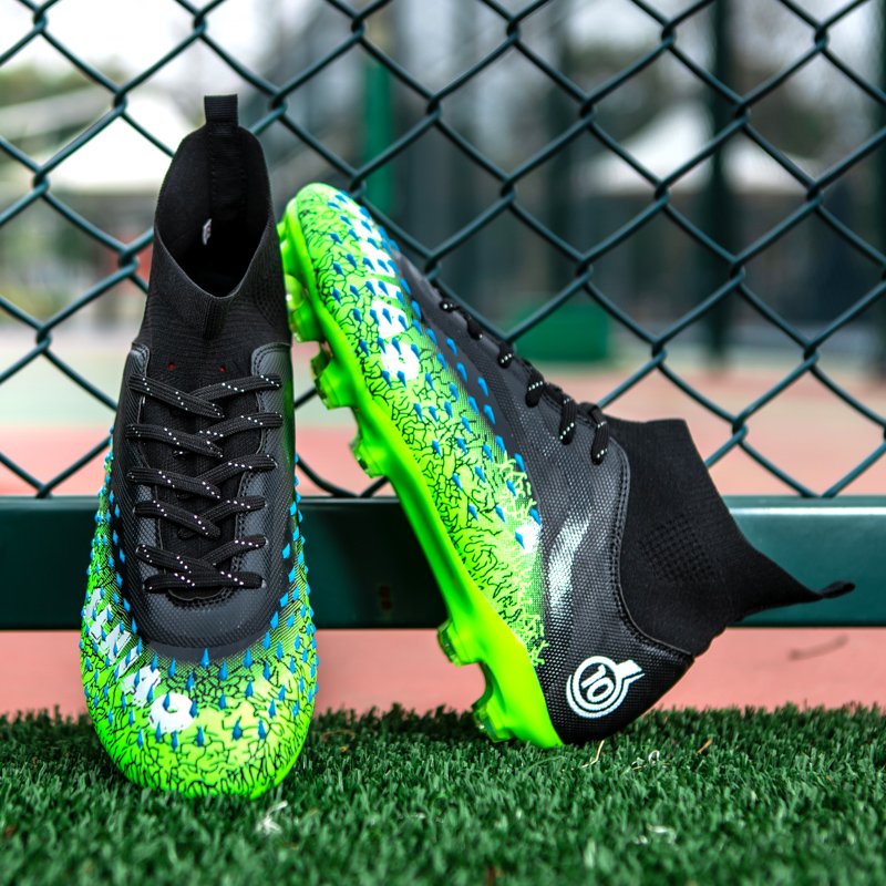 Greatshoes Green Football Shoes Soccer Boots Supplier,Field Football Boot Original Futsal Soccer Shoes Men