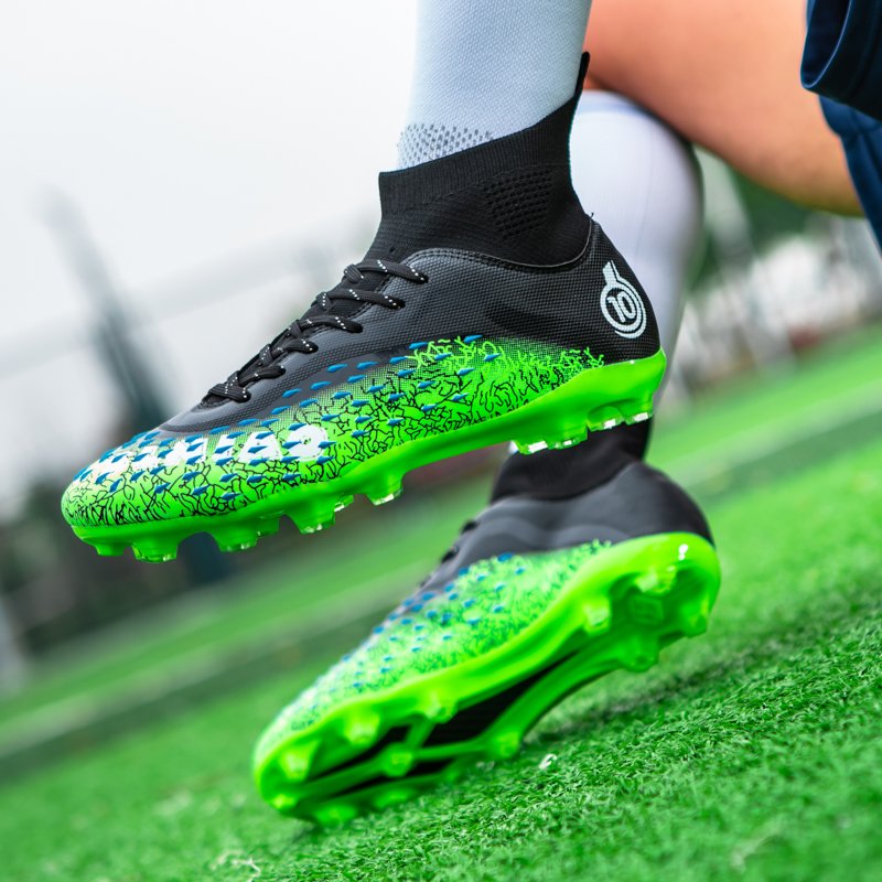 Greatshoes Green Football Shoes Soccer Boots Supplier,Field Football Boot Original Futsal Soccer Shoes Men