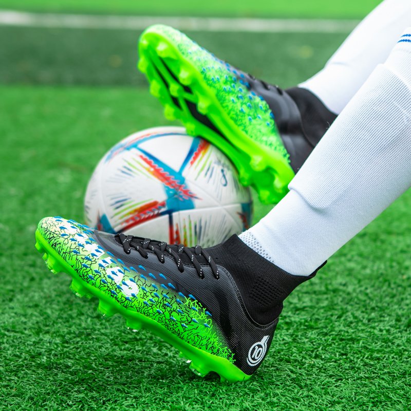 Greatshoes Green Football Shoes Soccer Boots Supplier,Field Football Boot Original Futsal Soccer Shoes Men
