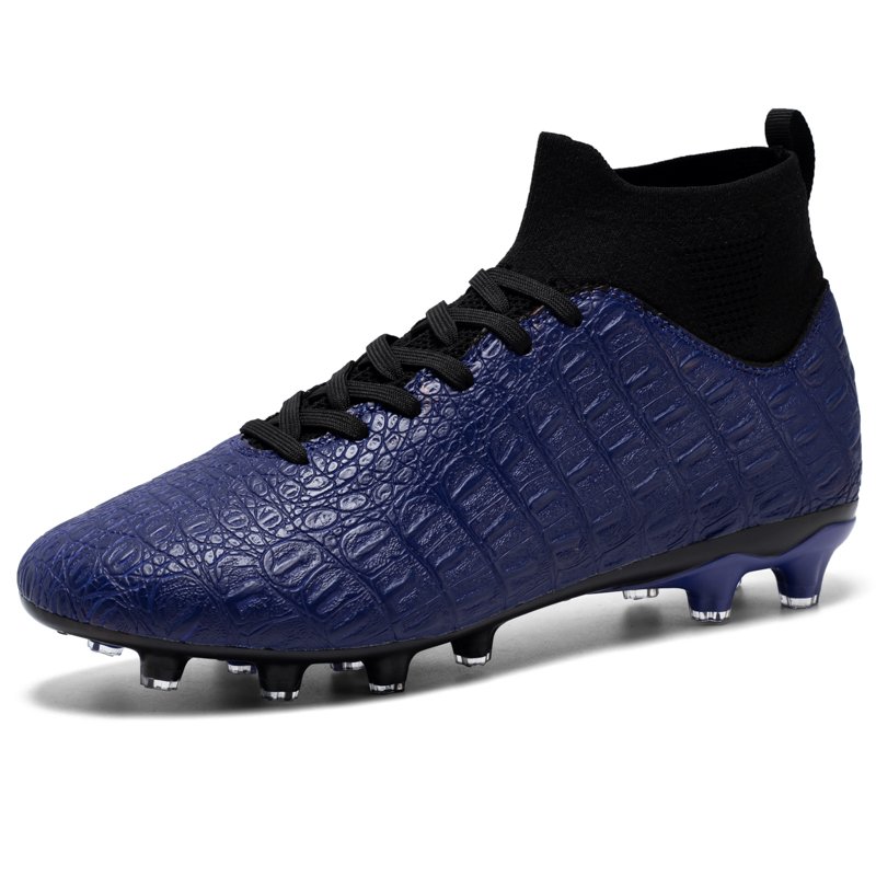 Custom Logo High-Top Ankle Cleat Boots Professional Indoor Turf Soccer Shoes 10 Color Rubber Synthetic Original Summer Winter