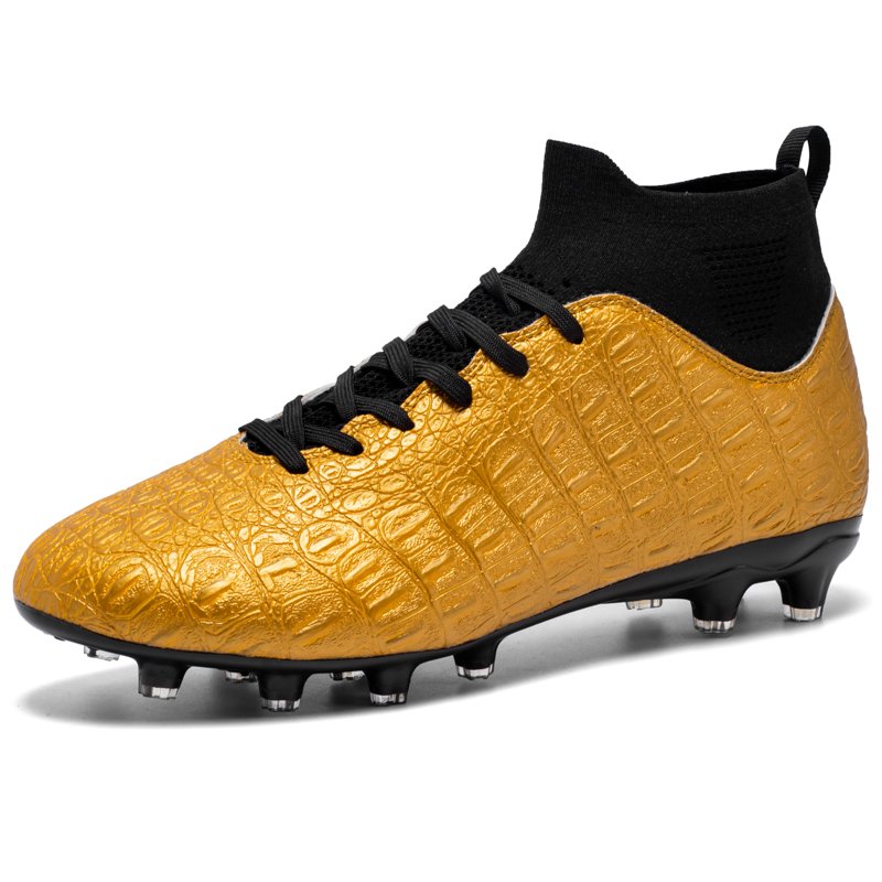 Custom Logo High-Top Ankle Cleat Boots Professional Indoor Turf Soccer Shoes 10 Color Rubber Synthetic Original Summer Winter