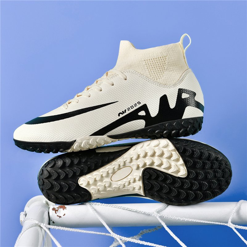 Popular Fashion Futsal Trend High-Cut Classical Fg/Tf Sport Wide Feet Solid Light Man Women Soccer Cleat Shoes Football Boots