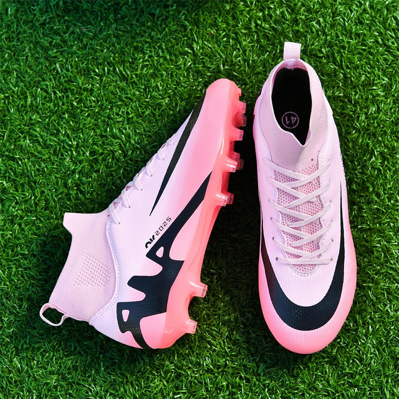 Popular Fashion Futsal Trend High-Cut Classical Fg/Tf Sport Wide Feet Solid Light Man Women Soccer Cleat Shoes Football Boots