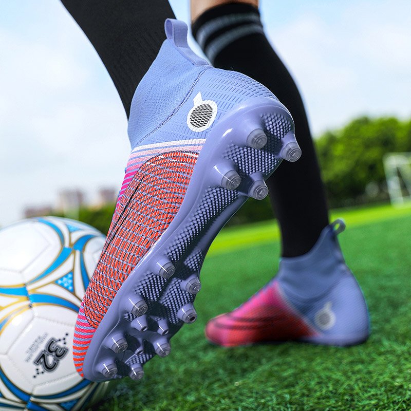Manufacturer Customize Oem High Top Leather Outdoor Men'S Football Boots Soccer Cleats Custom Shoes