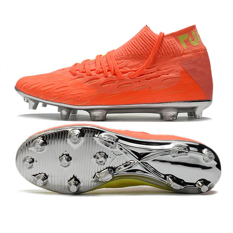 All season High ankle outdoor training durable Non-slip soccer shoes for sport professional spikes football boots cleats