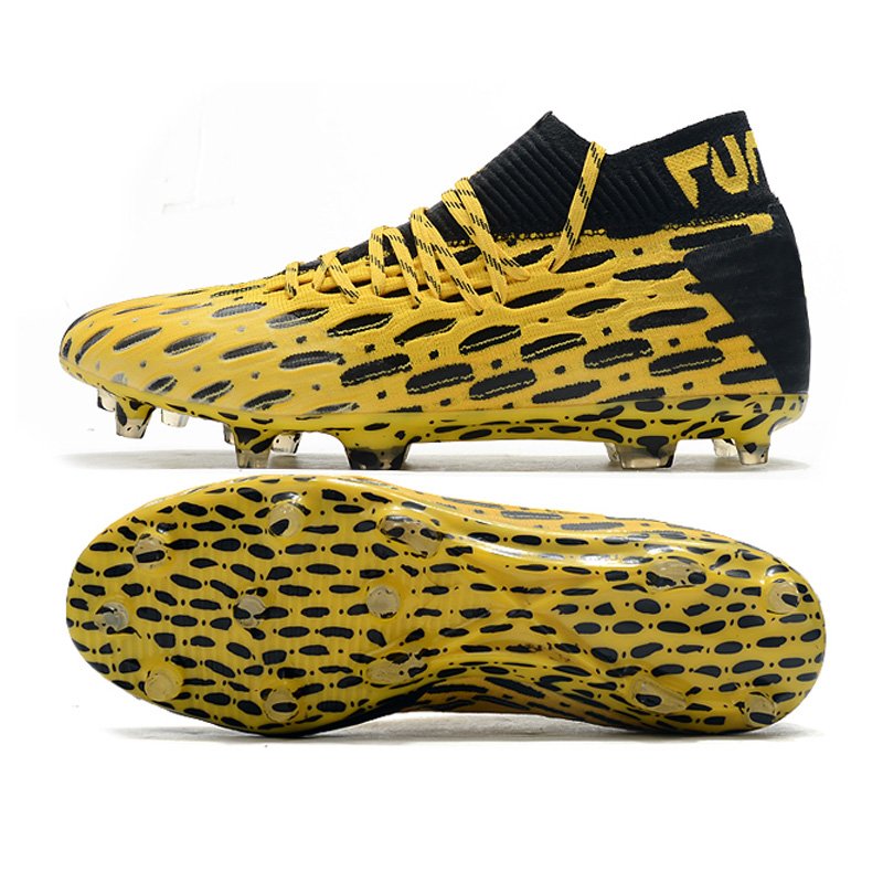 All season High ankle outdoor training durable Non-slip soccer shoes for sport professional spikes football boots cleats