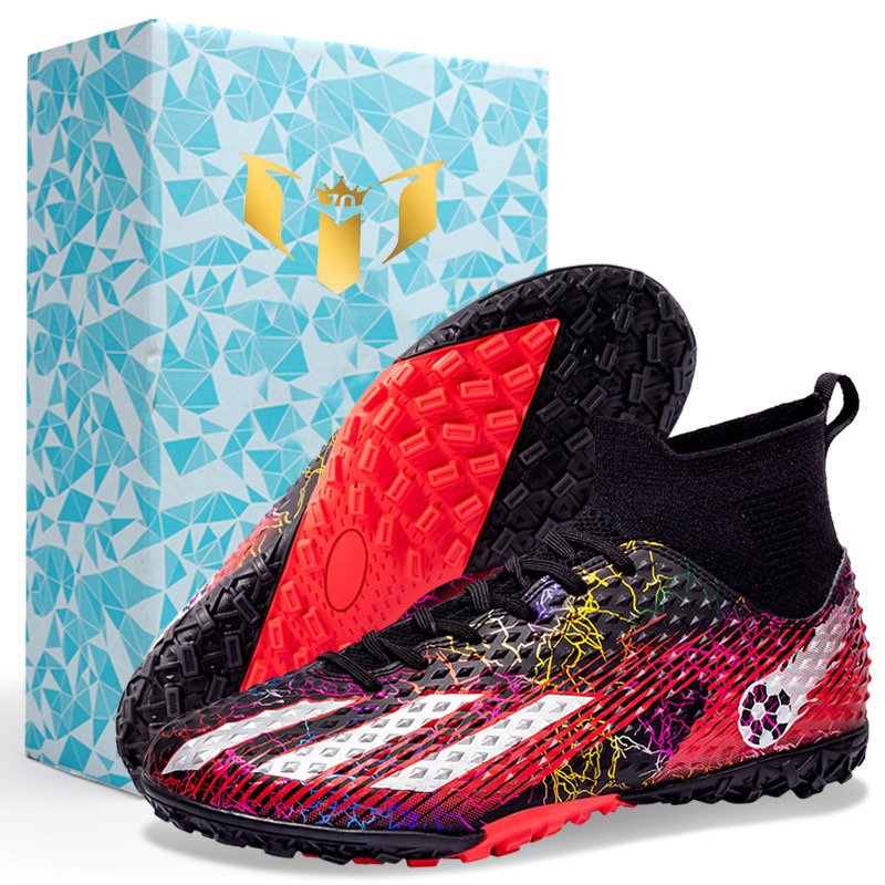 2023 New Special Design Promotional 45 Lace up Style Breathable Large Size Football Soccer Boots for Men and Women