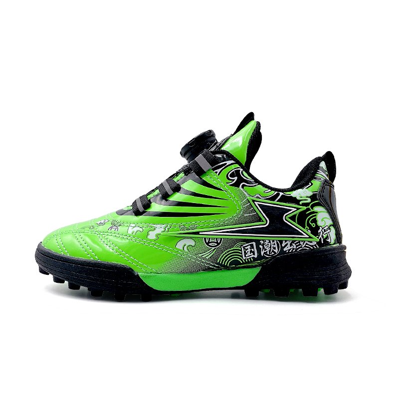 Customized Children's Football Shoes Soccer Boots Wholesale Men & Boys Sports Shoes New Design Outdoor Slip on Sneakers for Kid