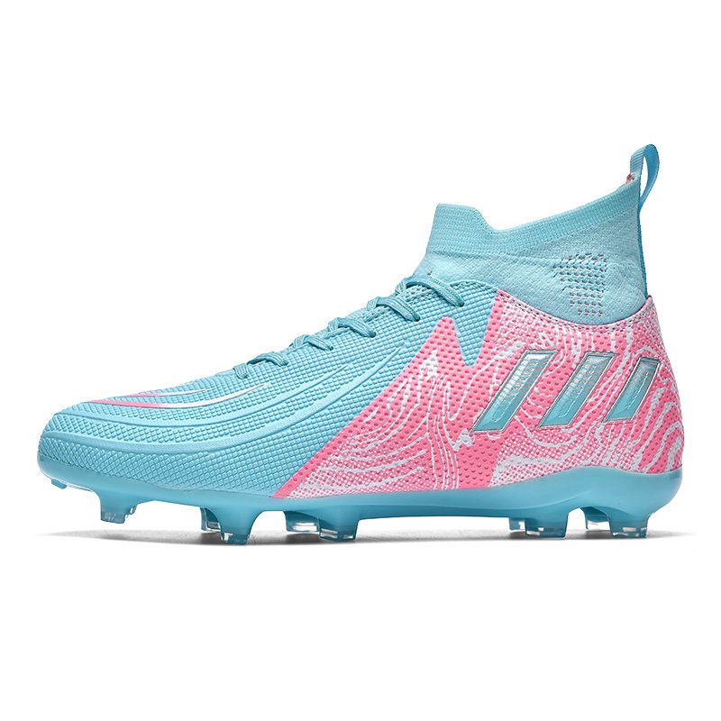 Men's professional football shoes Breathable football cleats rubber nail training boots can be customized mesh insoles wholesale