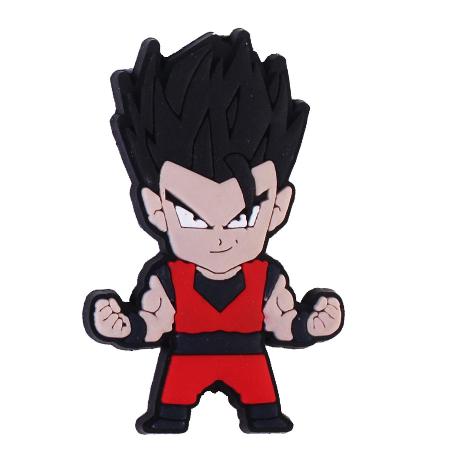 2023 New Arrival Wholesale PVC Custom Design Cool Animation Characters Saiyan Shoe Charms Decorations Accessories Hot Sale