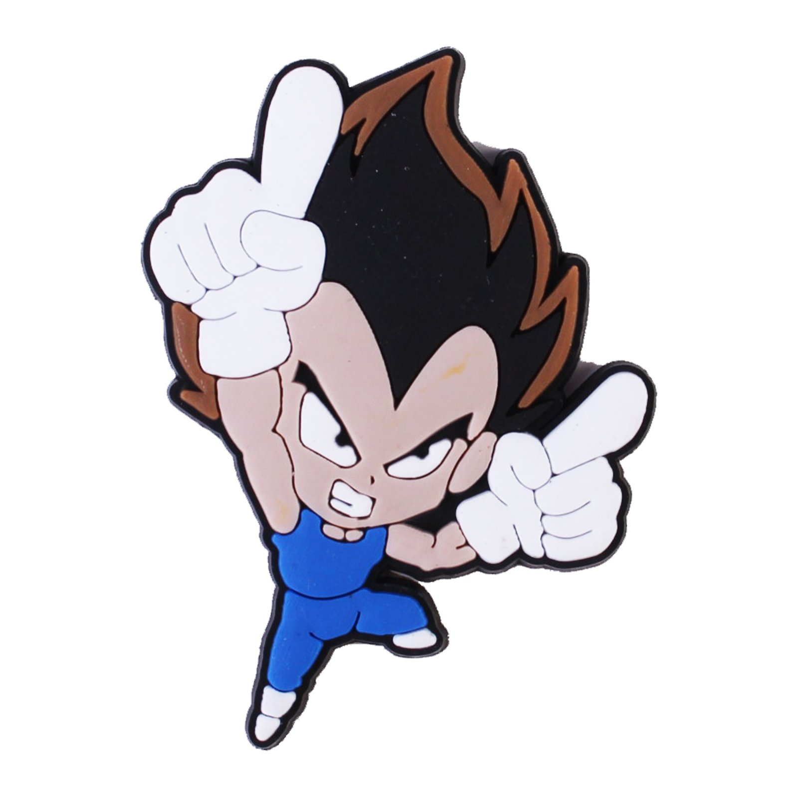 2023 New Arrival Wholesale PVC Custom Design Cool Animation Characters Saiyan Shoe Charms Decorations Accessories Hot Sale