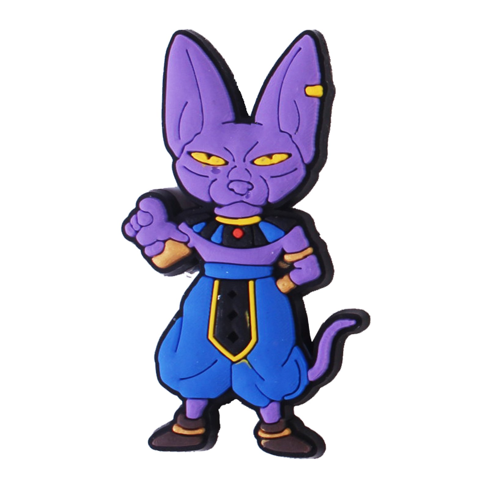 2023 New Arrival Wholesale PVC Custom Design Cool Animation Characters Saiyan Shoe Charms Decorations Accessories Hot Sale