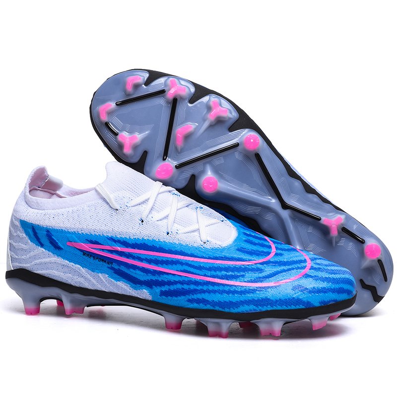 Men's AG Professional Training Football Soccer Shoes Summer Winter Sport Rubber Broken Nails Turf Anti-Long Nails Football Boots