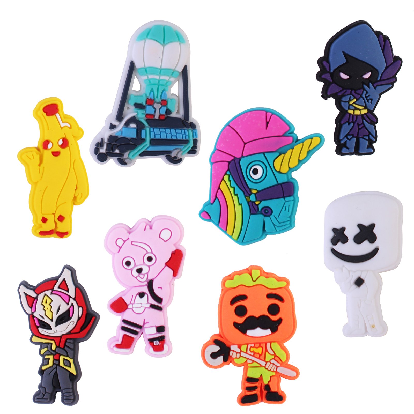 2023 New Arrival Wholesale PVC Custom Design Exquisite Third-person Shooter Game Characters Shoe Charms Decorations Accessories