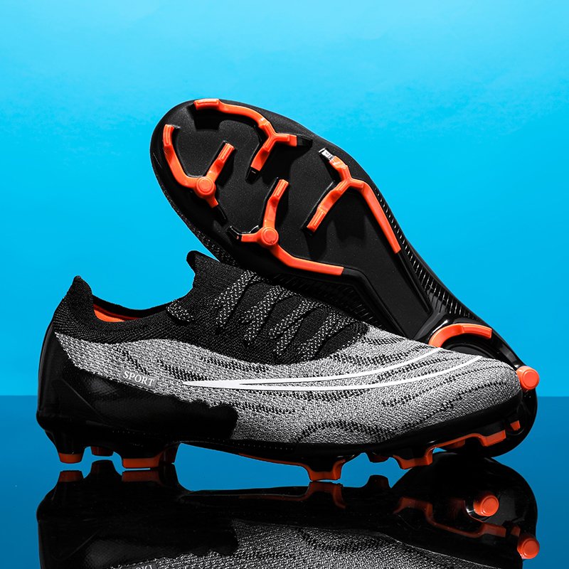 Outdoor Men Boys Soccer Shoes Football Boots High Ankle Kids Cleats Training Sport Sneakers Size 35-45