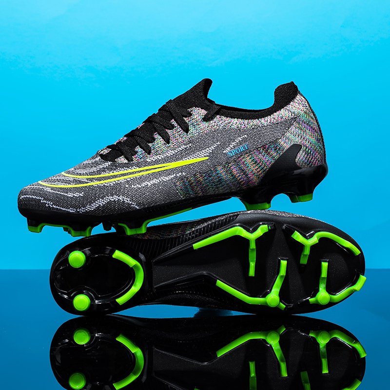 Outdoor Men Boys Soccer Shoes Football Boots High Ankle Kids Cleats Training Sport Sneakers Size 35-45
