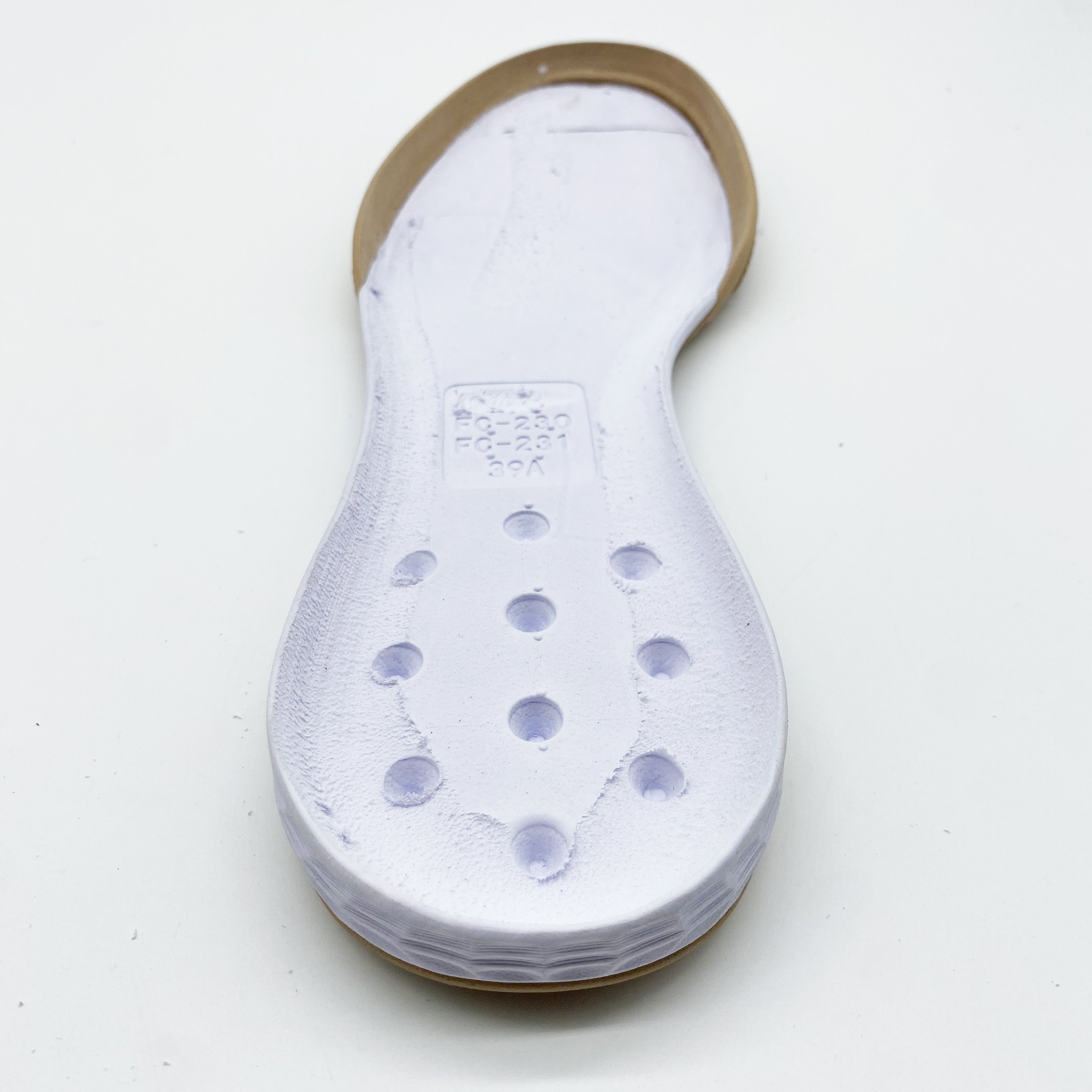Huadong EVA Midsole +Rubber Bottom Color Custom Football Sole For Man and Women
