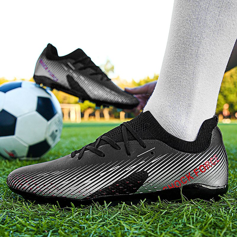 Professional Men's Soccer Shoes Cleats Breathable Athletic Turf Sneakers for Outdoor/Indoor Futsal Football Training