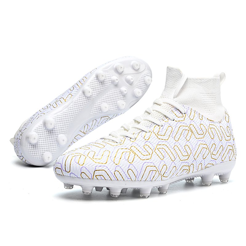High-quality Breathable Youth Football Shoes Professional AG Long Spike Soccer Shoes For Men