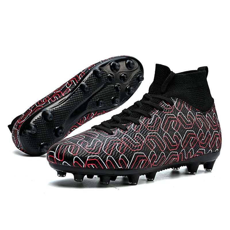 High-quality Breathable Youth Football Shoes Professional AG Long Spike Soccer Shoes For Men