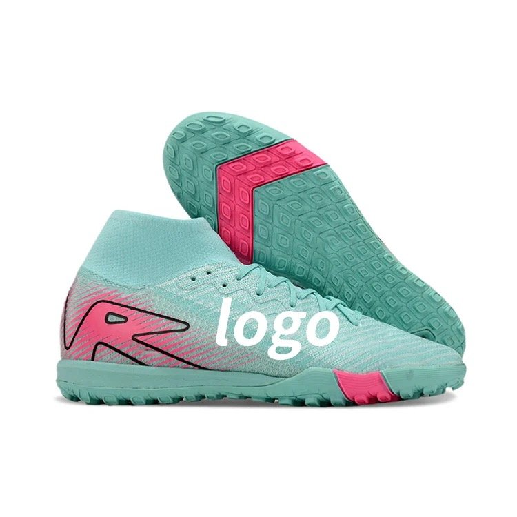 Factory Supply Customize Logo High Quality Original Football Boots Ag Turf Boy's Training Sports Soccer Shoes