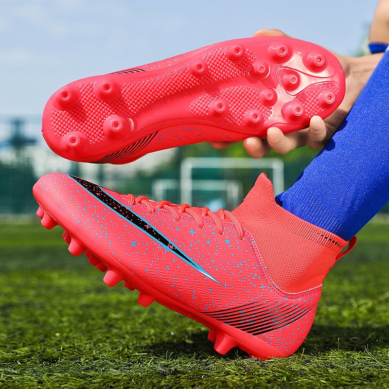 Wholesale OEM ODM New Phantom Gold Color Low Cut Pu Material Soccer Football Shoes Boots Kids Children Men Sapatos de football