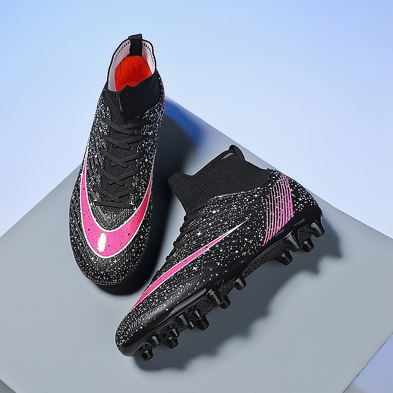 Wholesale OEM ODM New Phantom Gold Color Low Cut Pu Material Soccer Football Shoes Boots Kids Children Men Sapatos de football