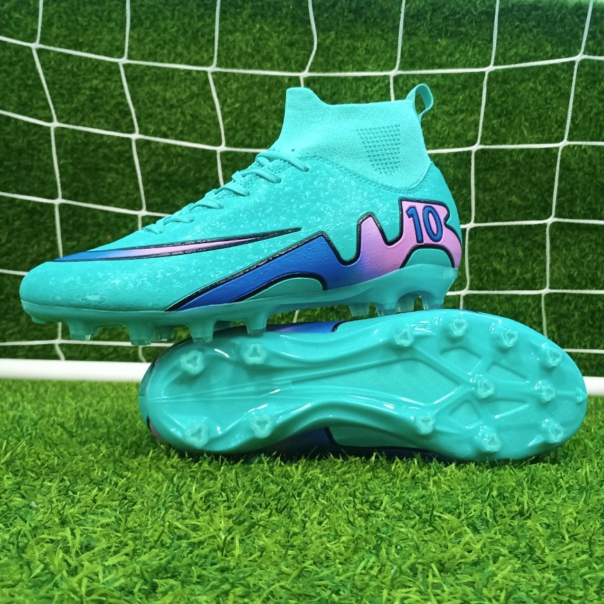 shipped within 24 hours High quality football boots custom Logo artificial turf TPU anti slip men football shoes