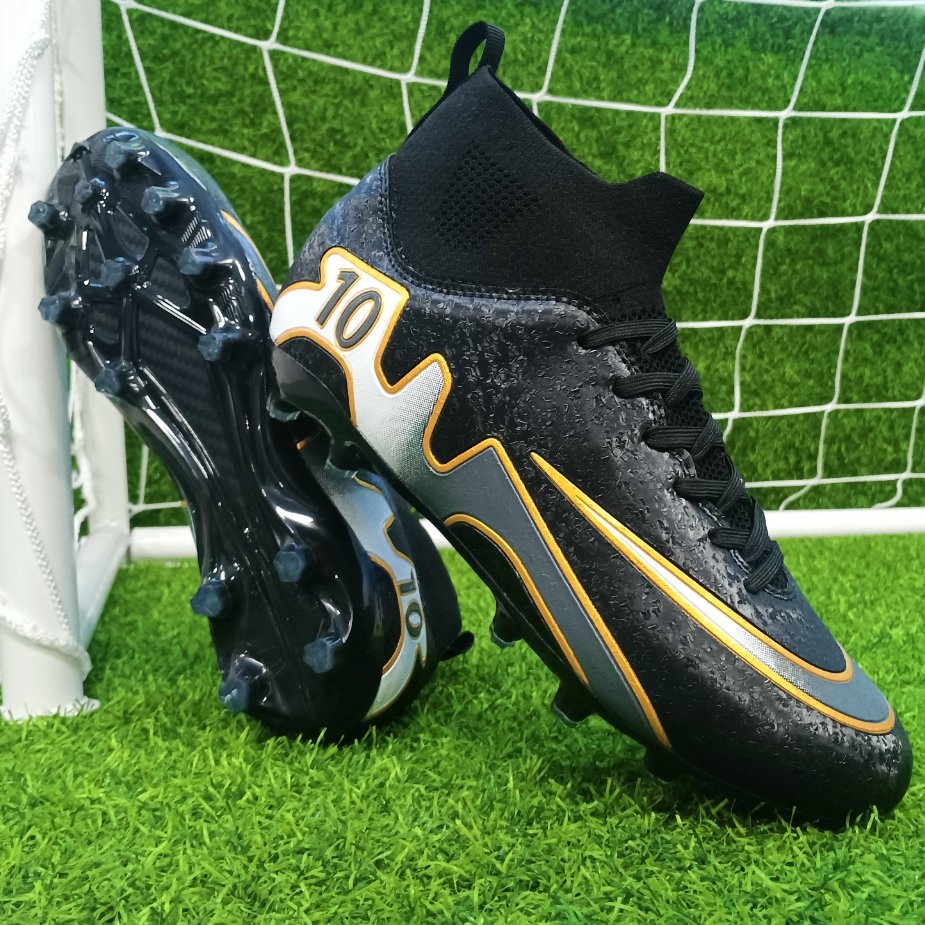 shipped within 24 hours High quality football boots custom Logo artificial turf TPU anti slip men football shoes