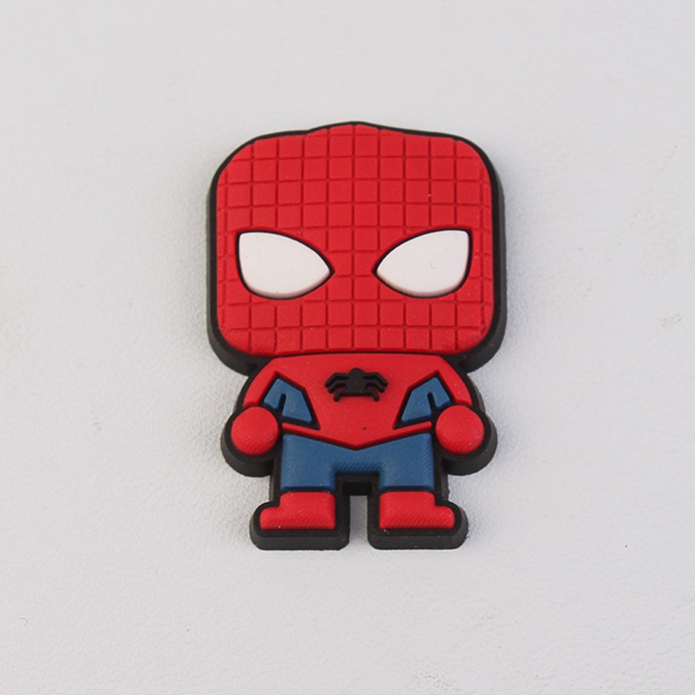 2023 New Arrival Wholesale PVC Custom Design Cool Lovely Heroes Characters Shoe Charms Decorations Accessories Gifts for Kid