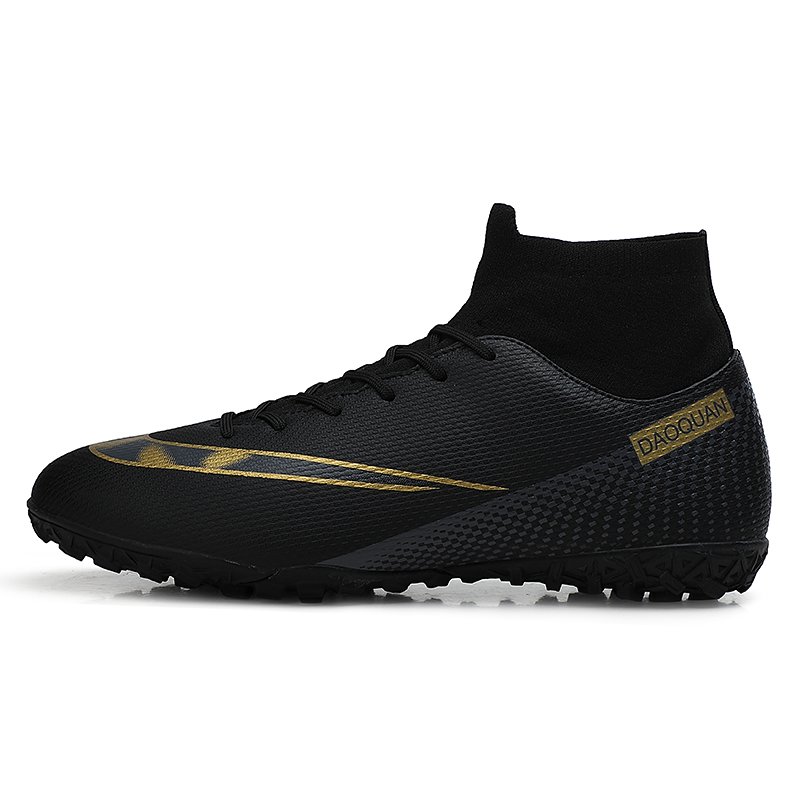 China Factory Men's Soccer Boots Sport Outdoor Turf Football Sneakers Professional Soccer Cleat High Cut Soccer Shoes Custom