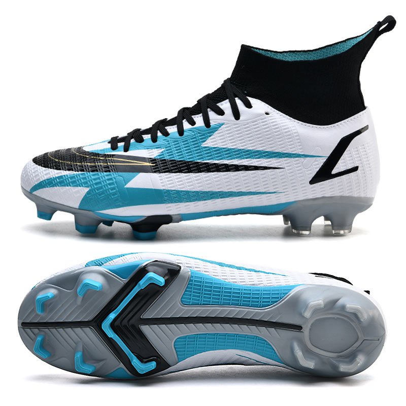 Soccer Shoes Kids Cleats Training Men Non-Slip Football Boots High Ankle Sport Sneakers Size 35-45