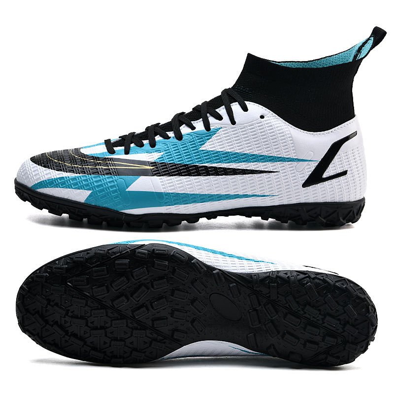 Soccer Shoes Kids Cleats Training Men Non-Slip Football Boots High Ankle Sport Sneakers Size 35-45