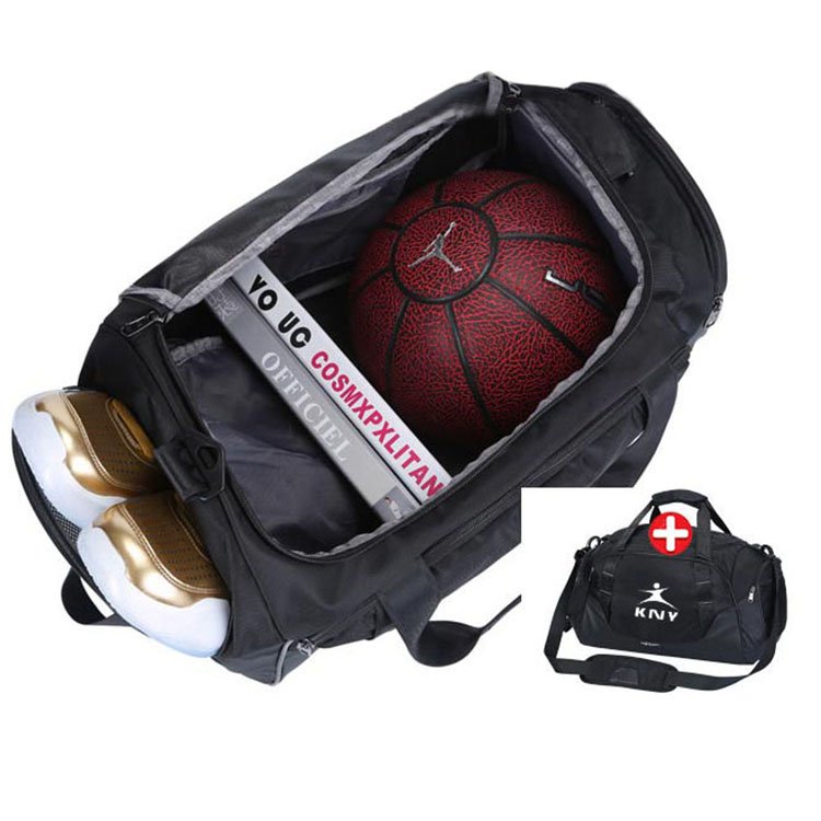 Custom Premium waterproof Gym Duffle Bag Large Capacity Overnight Sneaker bag Duffel Bag with Shoe Compartment