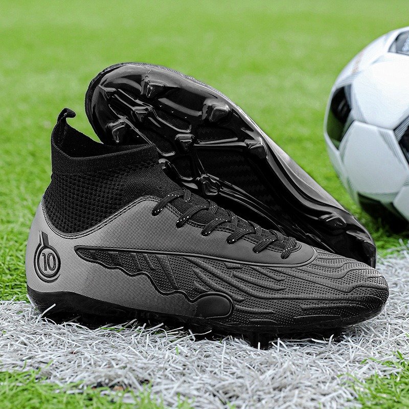 High Ankle Soccer Boots Good Quality Football Shoes FG Men Outdoor Grass Training Cleats Soccer Shoes Custom Sneaker Manufacture