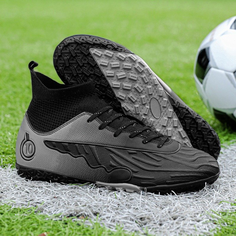 High Ankle Soccer Boots Good Quality Football Shoes FG Men Outdoor Grass Training Cleats Soccer Shoes Custom Sneaker Manufacture