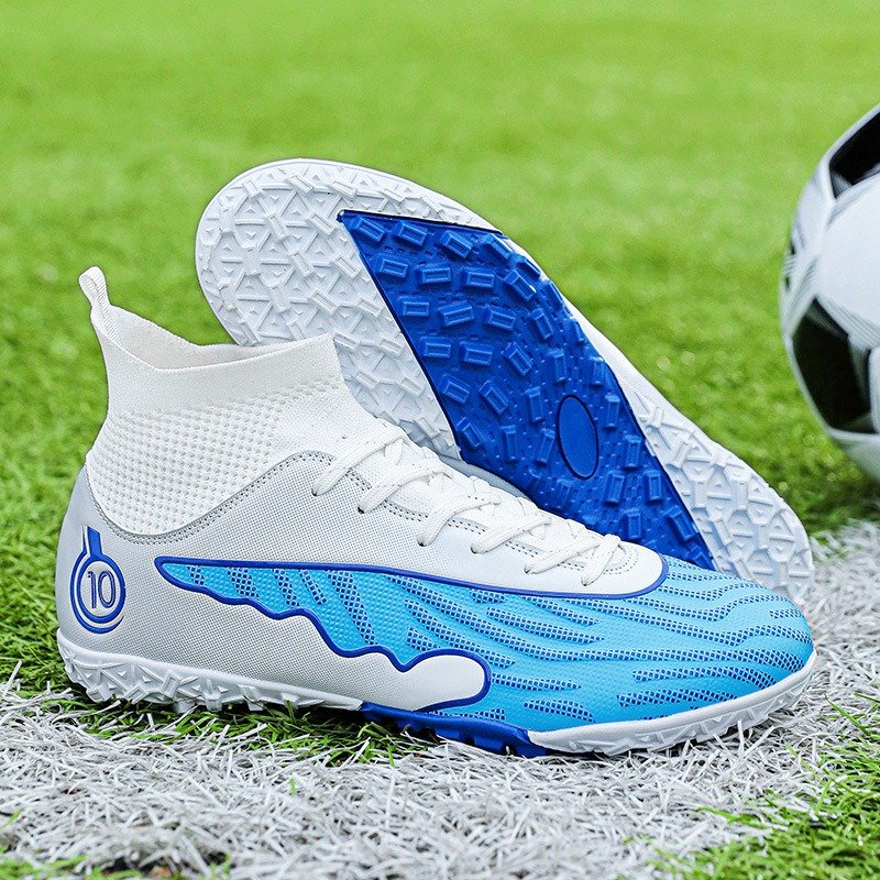 High Ankle Soccer Boots Good Quality Football Shoes FG Men Outdoor Grass Training Cleats Soccer Shoes Custom Sneaker Manufacture