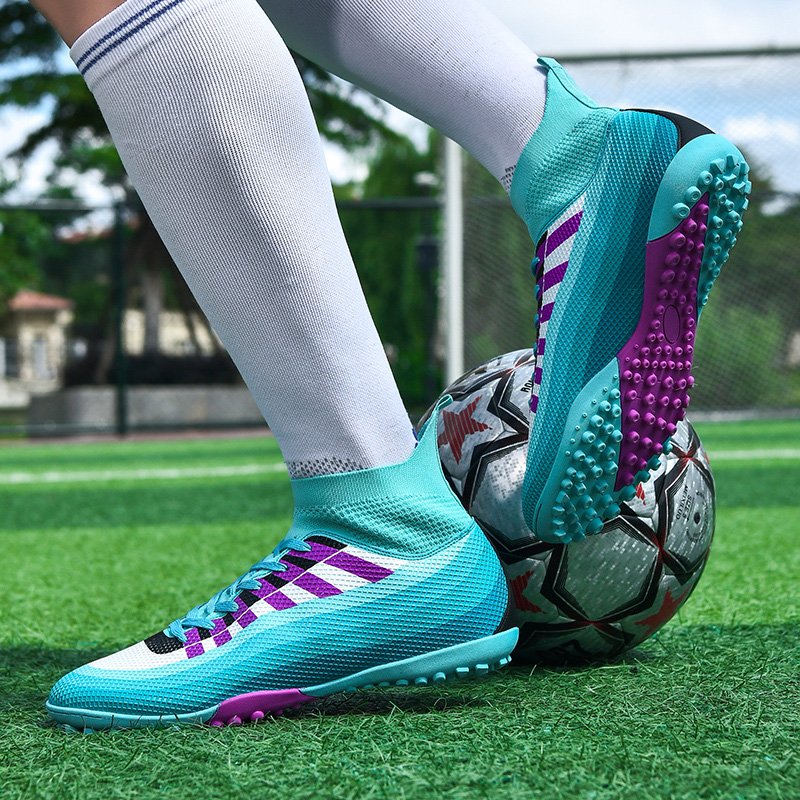 2024 hot sale Latest New Fashion Mesh High School Football Soccer Shoes Boots Cleats for Students Men Women Adults Kids