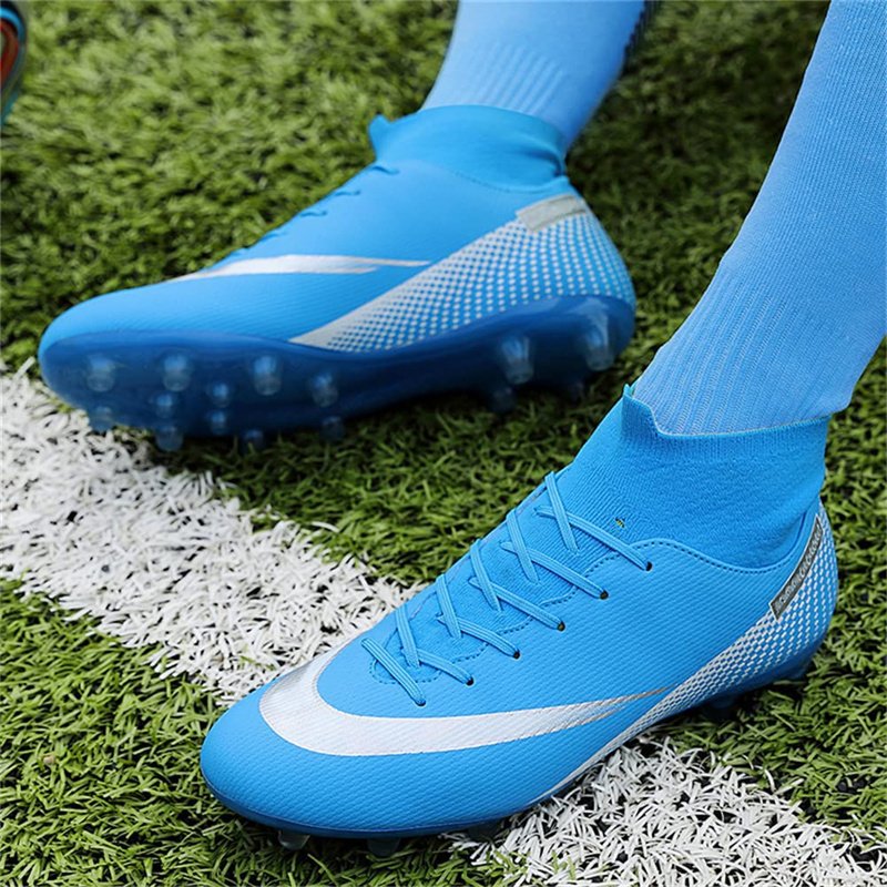 Professional Training Ankle Boots High-top Football Cleat Shoes Athletic Sneaker Soccer Shoes