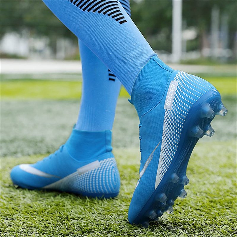 Professional Training Ankle Boots High-top Football Cleat Shoes Athletic Sneaker Soccer Shoes