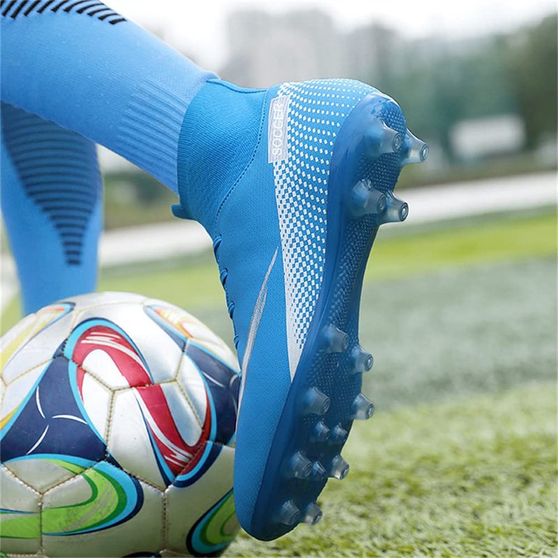 Professional Training Ankle Boots High-top Football Cleat Shoes Athletic Sneaker Soccer Shoes