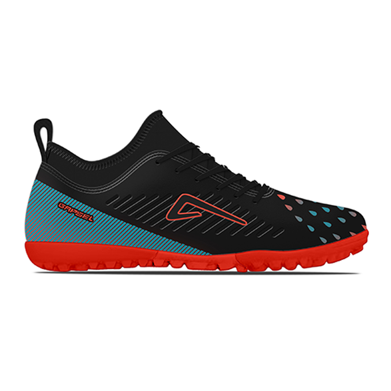 Fast Delivery Men Custom Sports Style Rubber Mesh Insole Material Indoor Soccer Shoes Futsal Cleats for Football for All Seasons