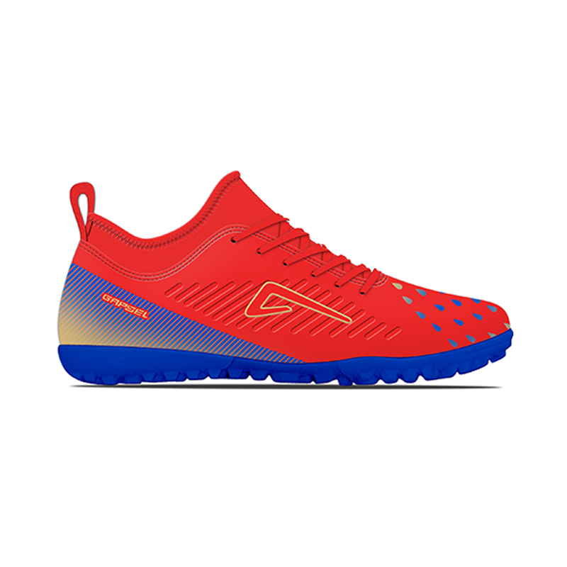 Fast Delivery Men Custom Sports Style Rubber Mesh Insole Material Indoor Soccer Shoes Futsal Cleats for Football for All Seasons