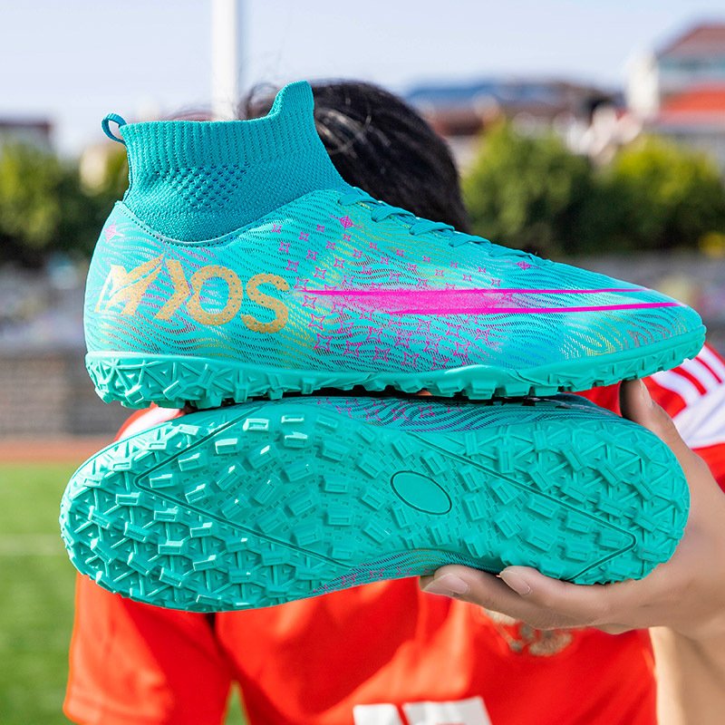 Men's Spikes Outdoor Trainers Cleats Football Shoes Wear-Resistence Athletics Football Boots