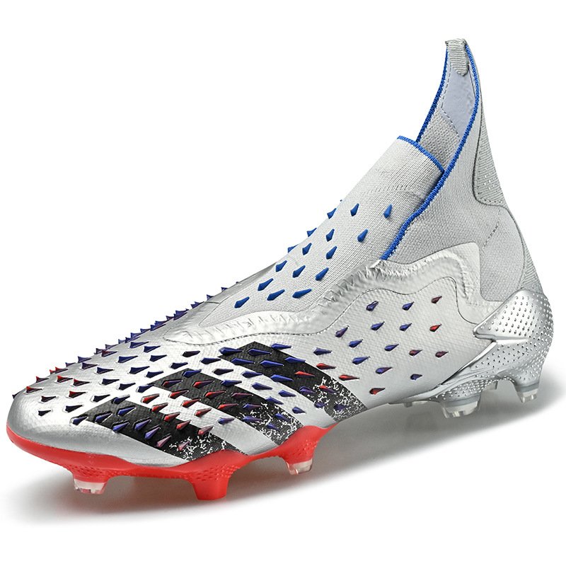 High Top Outdoor Field Soccer Shoes AG soccer cleats men youth sports training football boots chuteira de campo futebol